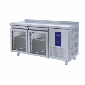 COUNTER TYPE REFRIGERATORS - W/2 GLASS DOORS - AIM 156R3-G