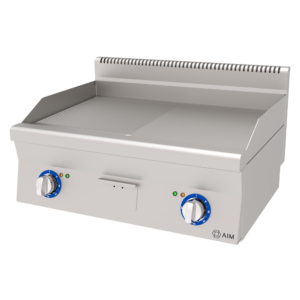 ELECTRICAL GRILLS - 1/2 RIBBED 1/2 SMOOTH SURFACE - AIM AEI86-ND