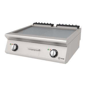 ELECTRICAL GRILLS - 1/2 RIBBED 1/2 SMOOTH SURFACE - AIM AEI87-ND