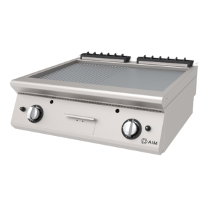 GAS GRILLS - 1/2 RIBBED 1/2 SMOOTH SURFACE - AIM AGI67-ND