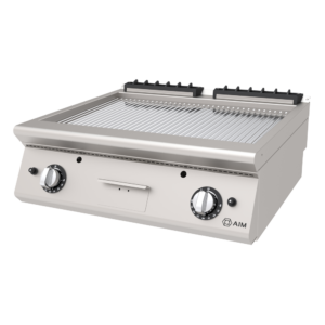GAS GRILLS - RIBBED SURFACE - CHROME - AIM AGI87-NK