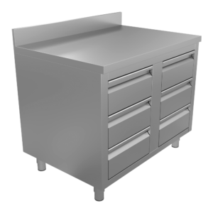 WORK TABLE - 6 DRAWERS - WT-1007085-S6D