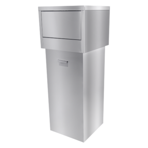 PASLANMAZ ÇELİK ÇÖP KOVASI - TC-3 - 80L