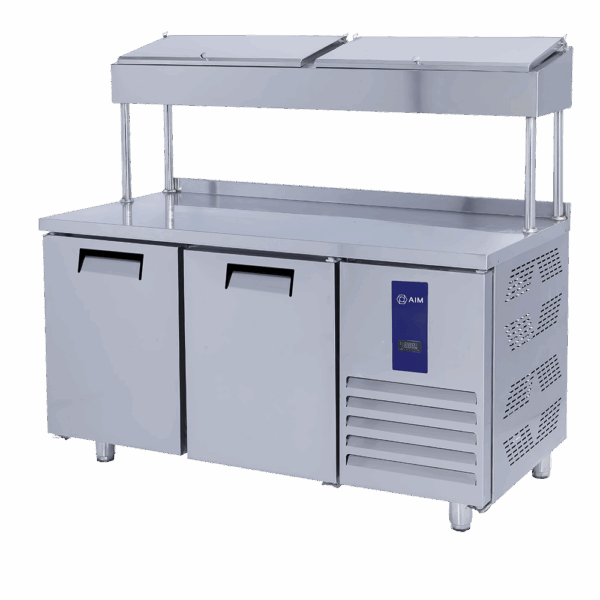 MAKE UP REFRIGERATORS - W/2 DOORS - HIGH - AIM 157M3