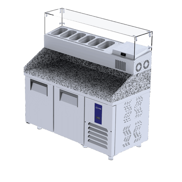 MAKE UP REFRIGERATORS - W/MARBLE - AIM 158M3