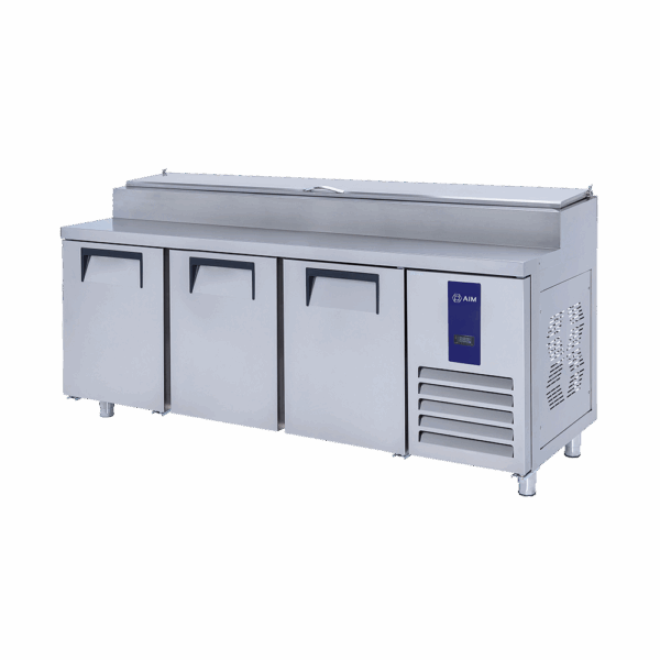 MAKE UP REFRIGERATORS - W/3 DOORS - SHORT - AIM 207MS3
