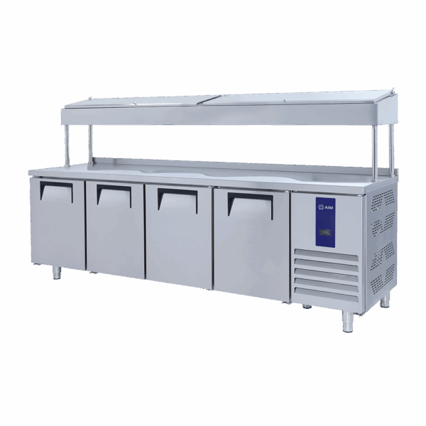 MAKE UP REFRIGERATORS - W/4 DOORS - HIGH - AIM 256M4