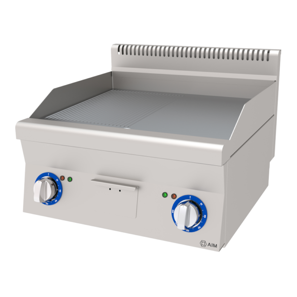 ELECTRICAL GRILLS - 1/2 RIBBED 1/2 SMOOTH SURFACE - AIM AEI66-ND