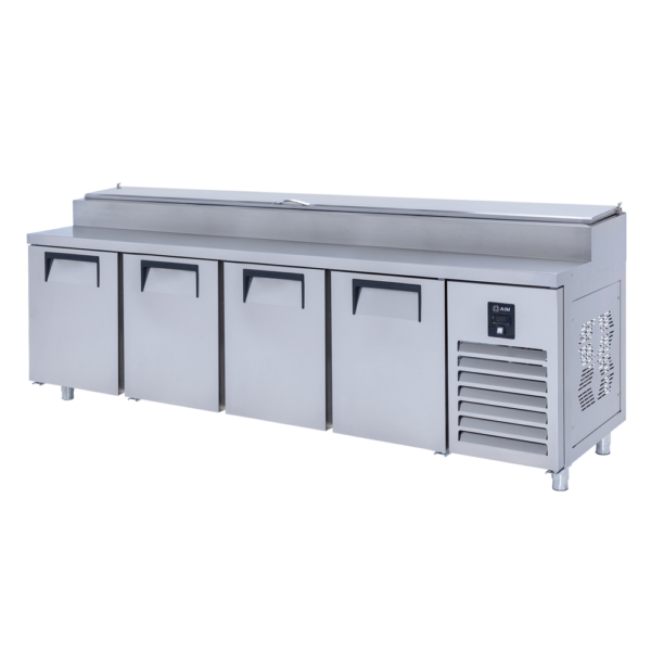 MAKE UP REFRIGERATORS - W/4 DOORS - SHORT - AIM 257MS3
