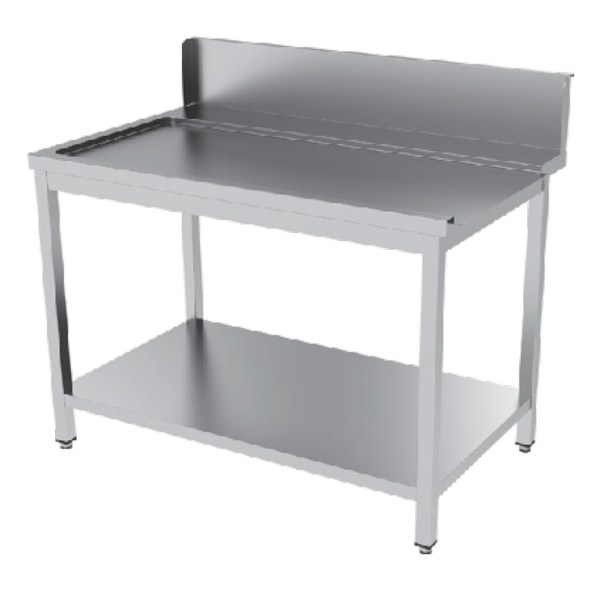 Dishwasher Outlet Table-W/Undershelf - AIM-807585-L