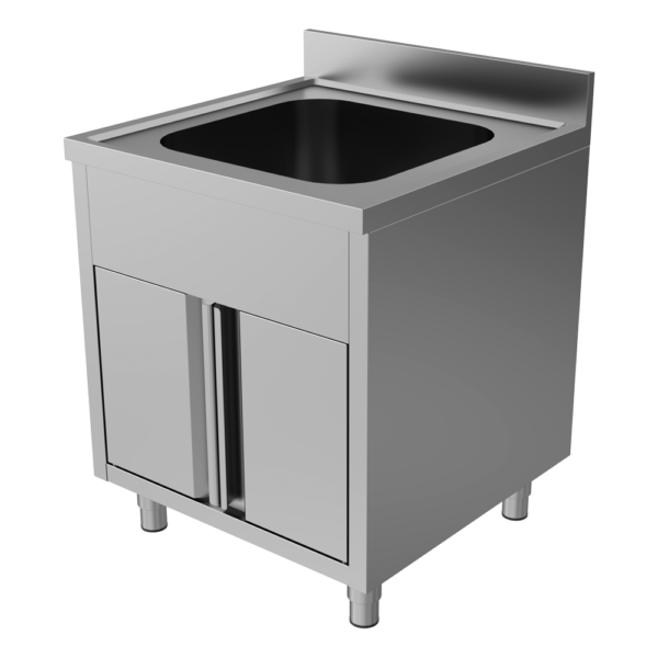 SINK WITH SWING DOORS - SCK-80-70