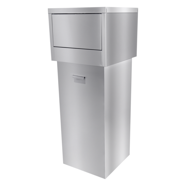 PASLANMAZ ÇELİK ÇÖP KOVASI - TC-3 - 80L