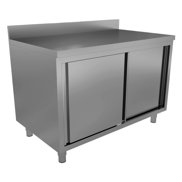 WORK TABLE - SLIDING DOORS - WT-1207085-SS